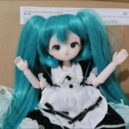Hatsune 1/6 móvel bjd miku empregada roupa completa vestir-se 6 pontos boneca dos desenhos animados bonito anime loli crianças kawaii presente de aniversário - Image 4