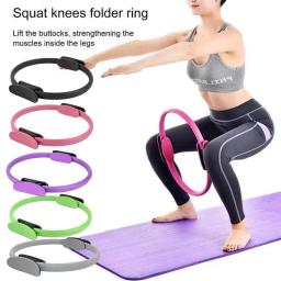 Yoga e pilates anel para mulheres e menina, acessórios de fitness, para resistência em casa, ginásio, treino, ginásio, f4d3 - Image 2