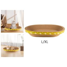 Papelão ondulado Oval Cat Scratcher, Sofá, Proteção de Móveis, Brinquedo Garra Confortável Macio, Play Claw - Image 4