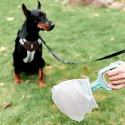 Pet Waste Disposal Scooper, Dog Poop Bag Dispenser, Dog Supplies, anexado para fácil e limpo - Image 2