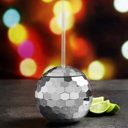 Único Disco Ball Copos para Boate e Bar Party, Copo Flash Cocktail, Lanterna Palha, Copo de vinho, Xarope, Garrafa de chá - Image 4
