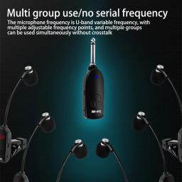 Saxofone microfone receptor e amplificador, Instrumentos sem fio, gravação profissional, desempenho ao ar livre, 1pc - Image 3