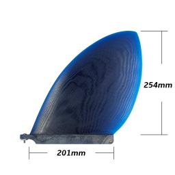 Fin Leaf Shape Fin para Surf e Paddle Board, Single Surf, Big Surf, Sup Stand Up, Surf Fin, Quilha, 10 pol - Image 6