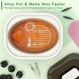 Cera de parafina 2l conjunto de banho de parafina pé & mão cera de parafina melter máscara para pés meias hidratantes produtos de beleza e cuidados com as unhas - Image 4