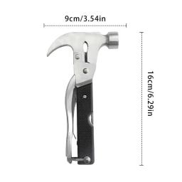 Martelo de segurança multifuncional para homens e mulheres, martelo, quebra-vidro, resgate ao ar livre, emergência Essentials, adequado para camping - Image 6