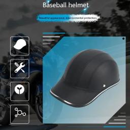 Capacete de bicicleta, capacete de segurança para ciclismo mtb, meio capacete de motocicleta estilo boné de beisebol, equipamento de proteção para adultos, novo - Image 3