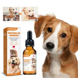 Óleo Essencial Calmante para Alívio da Ansiedade para Cães e Gatos, Dor Anti-Ansiedade, Gotas Orgânicas, 30ml - Image 1
