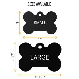 Personalizado Pet ID Tag, Placa de identificação, Número do endereço, Acessórios Collar Alumínio, Gravura Livre, ID Tags para Dog, Cat - Image 5