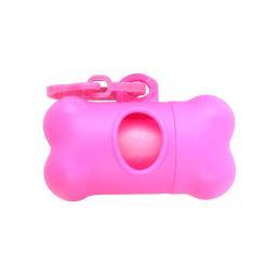 Descartável Pet Dog Resíduos Bag Titular, Osso Shaped Bag Dispenser, saco de lixo plástico, transportador caso, eliminação Poop Bag Dispenser, 1Pc - Image 4