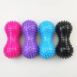 1pc bola de massagem de amendoim colorido pvc espetado bola de massagem dor muscular estresse sensorial ballfoot massageador muscular relaxamento - Image 6