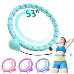 Ajustável Sports Circle Hoops para adultos, nós destacáveis, perda de peso, exercício inteligente, plus size, 2 em 1 - Image 1