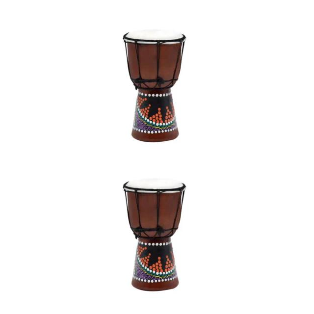 Tambor Africano Portátil para Crianças com Arte Colorida, Percussão Divertida e Luz, o Presente Perfeito