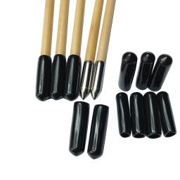 Linkboy-Archery Broadhead Seta Alvo, Seta Cabeça, Rubber Blunt, Campo Ponto, Arrowhead, ID, 8mm, 24pcs - Image 4
