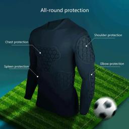 Camisas acolchoadas profissionais e calças Protetor, goleiro Jerseys, Uniforme, EVA Esponja, Cotovelo, Joelho, Futebol, Futebol, Grosso - Image 2