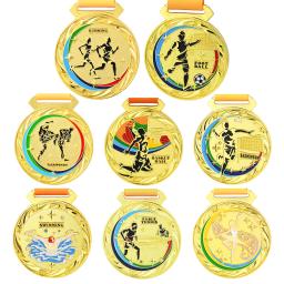 Medalha Desportiva Personalizada Medalha Troféu, Qualquer Competição, Maratona, Futebol, Basquete, Mesa, Tênis, Badminton, Boxe, Troféu, 1Pc - Image 1