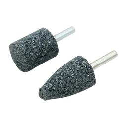 5 pçs rebolo polimento bit 6mm haste redonda cilíndrica cônica afiar cabeça ferramenta para moedor ferramentas rotativas acessórios - Image 4
