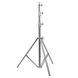 280cm de aço inoxidável foto resistente rack vídeo estúdio tripé grande suporte forte para fotografia softbox flash ponto lâmpada - Image 1