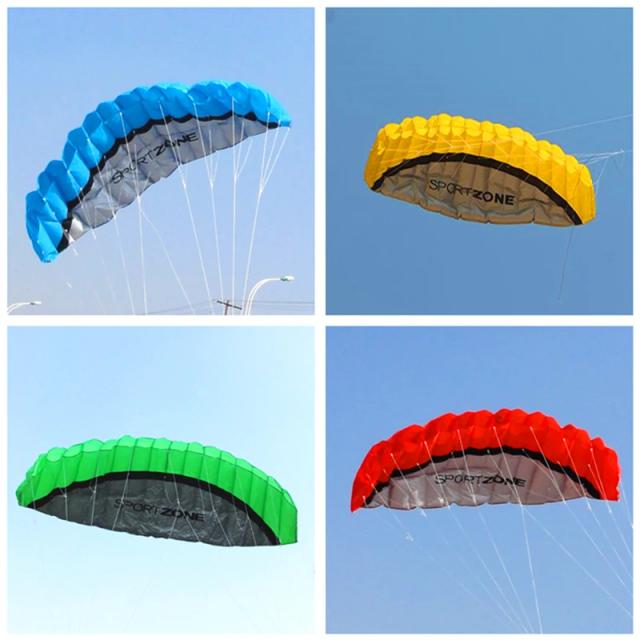 Kite Dual Line 2.5m com Controle para Kitesurf e Brincadeiras ao Ar Livre - Frete Grátis!