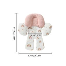 Almofada macia e respirável para carrinho bebê, almofada simples para passeios confortáveis - Image 6