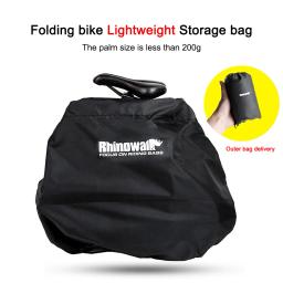 Saco de transporte de bicicleta dobrável saco de armazenamento capa portátil mountain bike carregando saco de transporte à prova dwaterproof água acessórios da bicicleta - Image 1