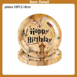 Kit De Mesa De Papel Para A Decoração De Festa De Aniversário, Favores Dos Miúdos, Topper Do Bolo, Festa Surpresa, Toalha De Mesa, Sacos De Presente, Embalagem De Balões, 89PCs - Image 4
