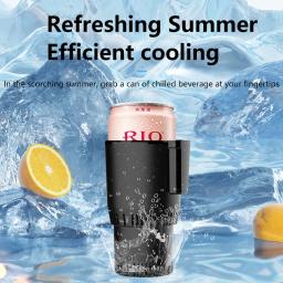 Copo de resfriamento de carro portátil usb para café leite bebidas refrigerador de bebidas elétrico para exibição de temperatura de viagem para carros 12v-24v - Image 3