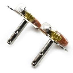 2r2l afinação de guitarra peg chave afinador máquina cabeça bloqueio cordas marrom para ukulele guitarra uke mini acessórios - Image 4
