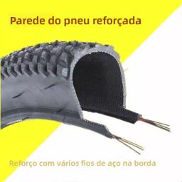Pneu de bicicleta de 22 polegadas, cadeira de rodas, pneu externo de borracha para equipamentos de cico, acórios, sem ... - Image 3