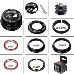 Bucklos fone de ouvido para bicicleta, rolamento selado, caixa de direção de bicicleta, liga de alumínio, coluna de direção mtb, 34mm 44/50.6/55/56mm - Image 3