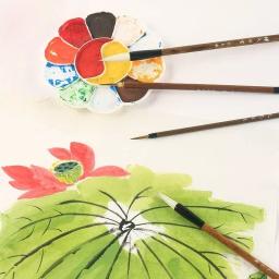 Pincéis de caligrafia chinesa com suporte da escova de bambu Roll-up, pintura Sumi, escrita arte kanji, escova aquarela, 6pcs, 9 pcs, 12 pcs, 16pcs - Image 5
