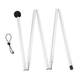 Varetas de dossel para lona, 5 seções, 1.6m, abrigo de jardinagem, haste de alumínio ajustável - Image 3