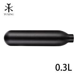 TUXING-Cilindro De Alumínio Tanque De Ar, Alta Pressão, 18Ci Capacidade, garrafa de CO2, Rosca Inferior Redonda, M18 * 1.5, 200Bar, 0.3L, 300cc - Image 4