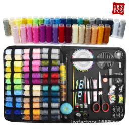 Multi-função Kit De Costura De Viagem, Agulha De Rosca Saco De Armazenamento, Artesanato De Tecido, Mãe Xmas Gift Set, 68-230Pcs - Image 3