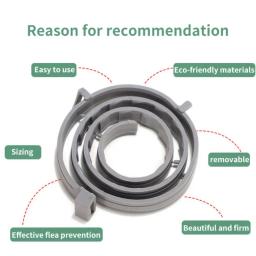 Anti Flea and Ticks Pet Collar, 8 meses de proteção, retrátil, adequado para cachorro e gato, acessórios para cães, 2 pcs, 1pc - Image 3