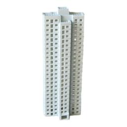 Modelo de Arquitetura Pintada em Miniatura, Material de Paisagem de Construção, Layout de Arquitetura Ferroviário, 1/500 - Image 6