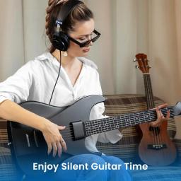Guitarra AeroBand Painless, Cordas de Silicone Inteligentes, Bluetooth, 8 Sons, Função USB MIDI para Adultos, Presente - Image 5