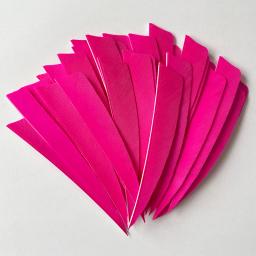 4 "50 pcs/lot ibounfox penas de seta de caça rw penas de peru natural escudo flechas de tiro com arco palhetas para acessórios de flecha de arco - Image 4