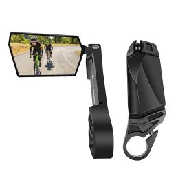 Espelho retrovisor giratório para guidão de bicicleta, espelho retrovisor de ciclismo, espelho de segurança dobrável, 360 graus, 2PCs - Image 1