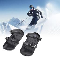 Patins de esqui curtos portáteis para adultos, sapatos snowblades, snowblades, snowboard ajustável, esportes ao ar livre, novo, inverno - Image 1
