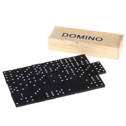 28 pçs/set de madeira dominó jogos de tabuleiro viagem engraçado jogo de mesa dominó brinquedos criança crianças brinquedos educativos para crianças presentes - Image 2