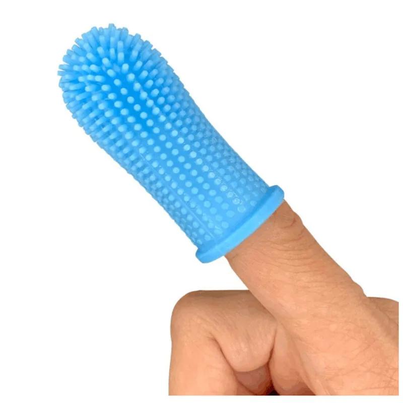 Pet Finger Toothbrush, Escovar Kits, Remoção de mau hálito, Pequeno cão e gato, Produtos de limpeza dental - Image 1