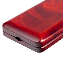 Caso De Madeira Reed com Inner Soft Cloth, Instrumento Acessórios Container, Red Wood Reeds Holder, Caixa De Armazenamento para 3Pcs Oboe Reeds - Image 3