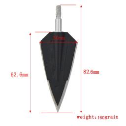 Archery Broadheads para a caça ao ar livre, Thread Universal, Tip Points, Target Points, Hunting Acessórios, 2 Fix, 160Grain, 3 pcs, 6 pcs, 12pcs - Image 5
