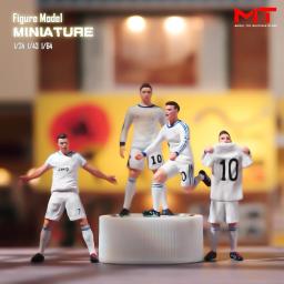 Jogador de Futebol Competição Win Figure, Estatueta Pintada, Modelo de Diorama, Decoração de Cena, Estatueta, Diorama, 1,87, 1/64, 1/43, 1/24 - Image 1