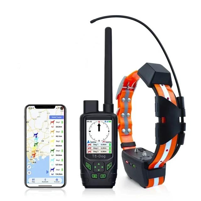 Coleira de Rastreamento para Cães com E-Collar e GPS para Caça - Edição Exclusiva da China
