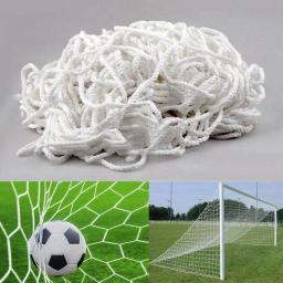 Rede do cargo do objetivo do futebol para esportes ao ar livre, rede do treinamento do fósforo para a equipe de futebol júnior, polipropileno branco, 1.8mx2. 2m, 6x4ft - Image 4