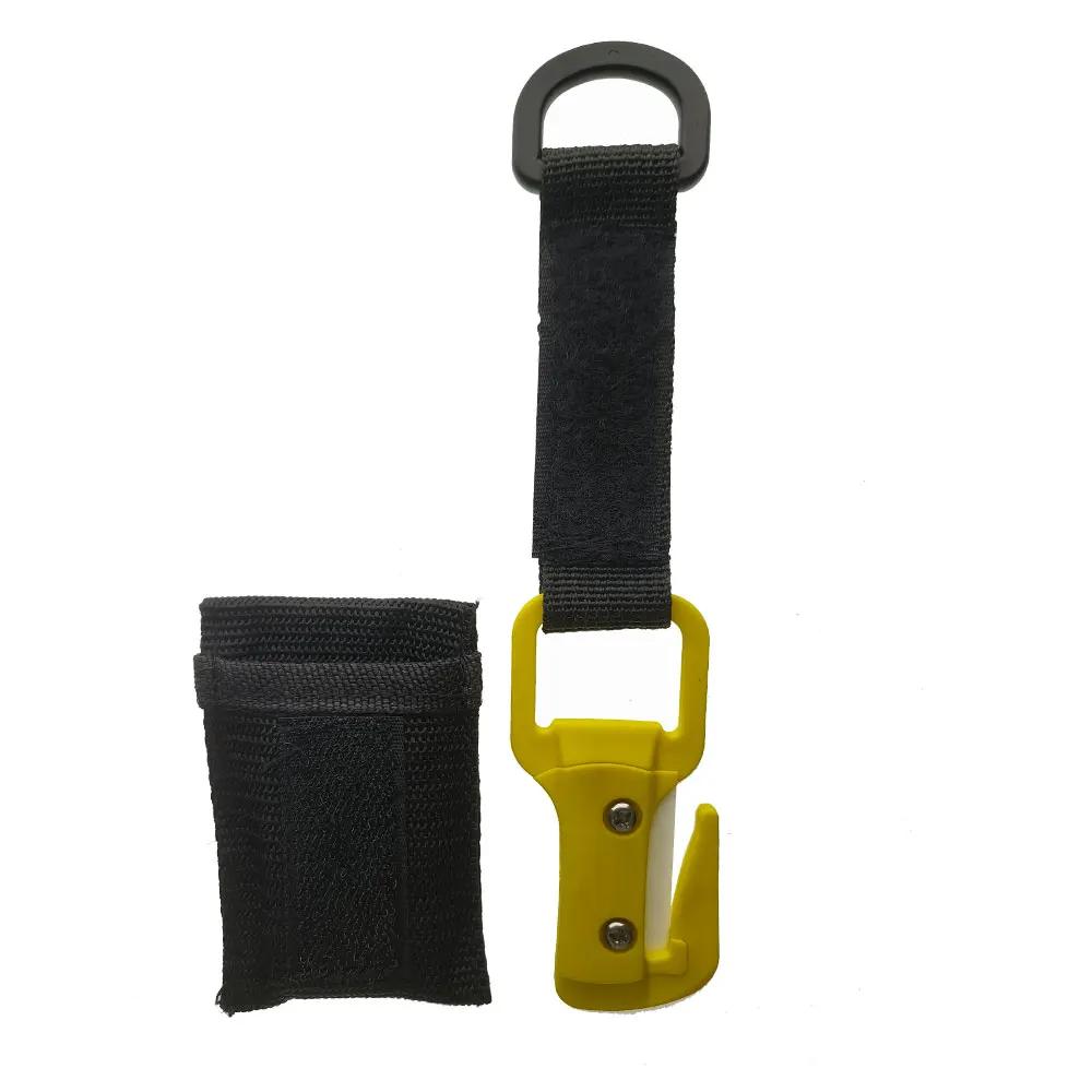Lâmina de cerâmica mergulho único gumes cortador de linha de cabo de rede faca de corte gêmeo corte equipamentos de segurança de vida de mergulho - Image 1