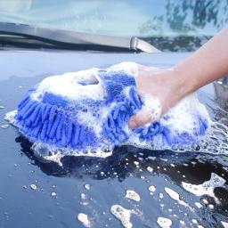Escova De Lavagem De Carro De Microfibra De Chenille Soft, Esponja De Lavagem De Carro, Limpeza do corpo, Absorção de água, Lavadora Detalhada - Image 5