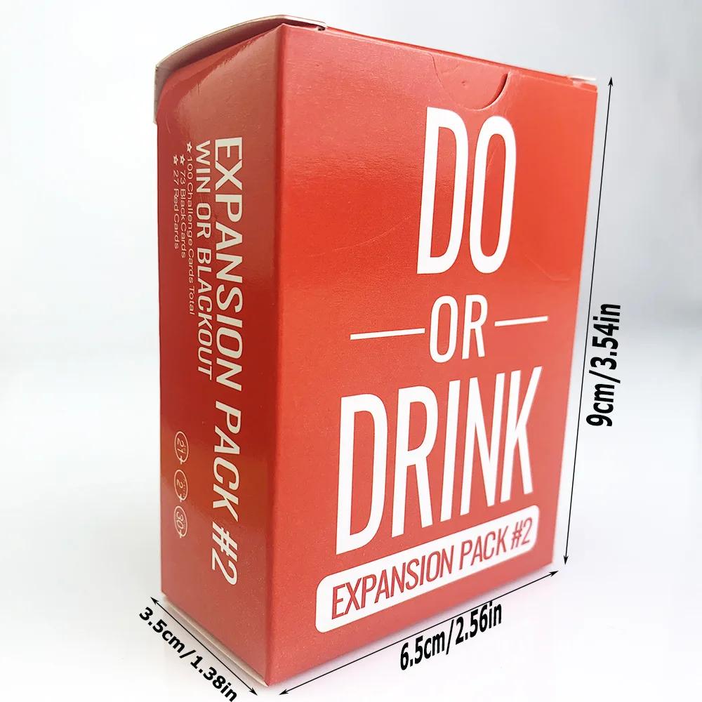 Fazer ou Beber, Fazer ou Fuma Cartas Bêbadas, Festa de Adultos, Jogo de Tabuleiro Divertido, Aniversário, Bebidas, Festa Estratégica - Image 1