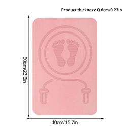 Anti-Noise Skipping Rope Mat, TPE Skipping Mat, Almofada, Absorção de choque, Equipamento de Yoga, Fitness, 6mm - Image 6